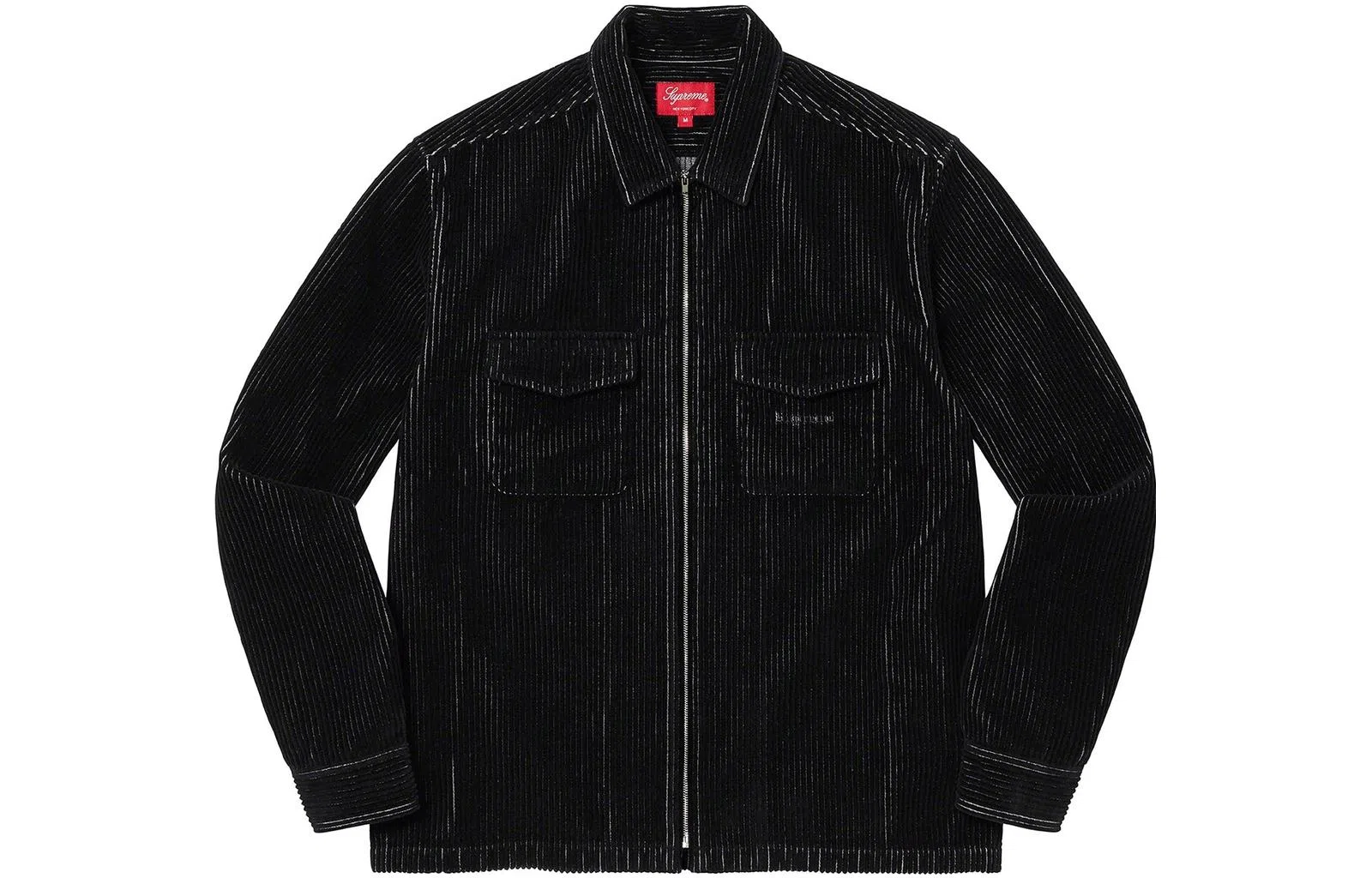 Supreme SS23 Week 2 2-TONE CORDUROY ZIP UP SHIRT