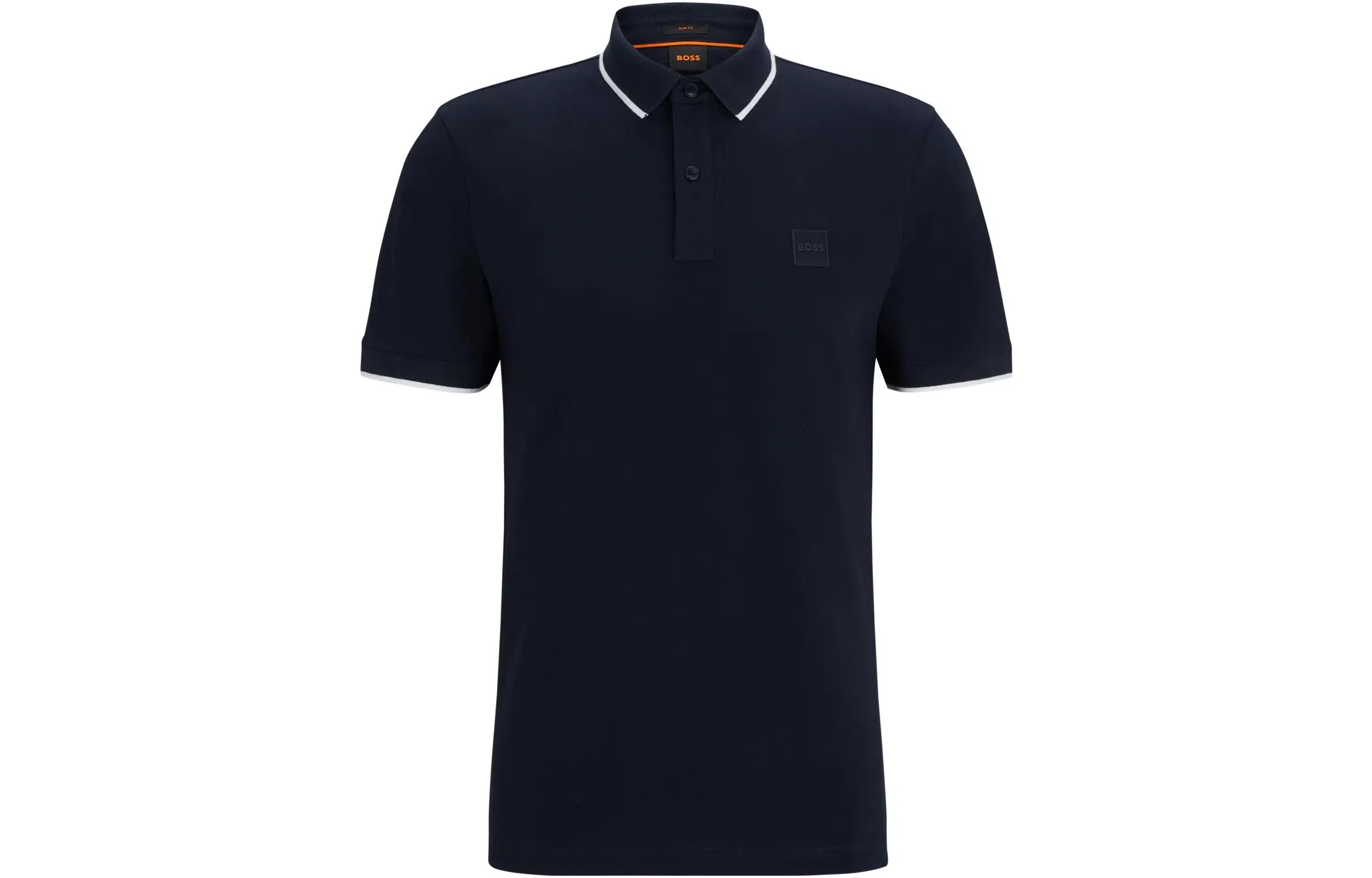 HUGO BOSS Slim-Fit Polo Shirt Dark Blue