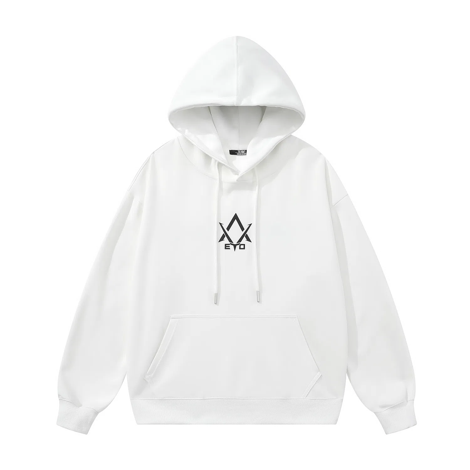 三体 问题系列 简约基础款字母印花宽松大码美式复古高街潮牌时尚百搭连帽休闲套头学生多巴胺纯色日常通勤长袖卫衣 男女同款