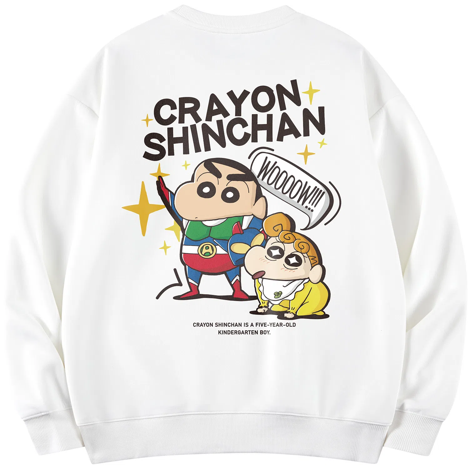 Crayon Shin-chan Cartoon Print Pullover Sweatshirt