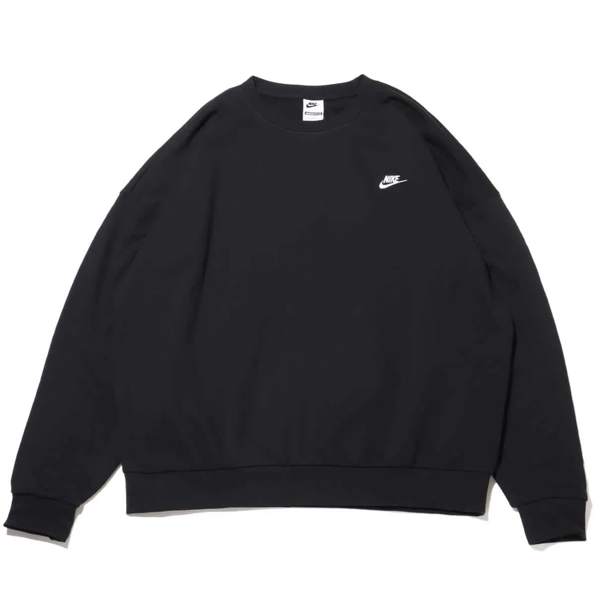 Nike Club FT Oversized Crew Black