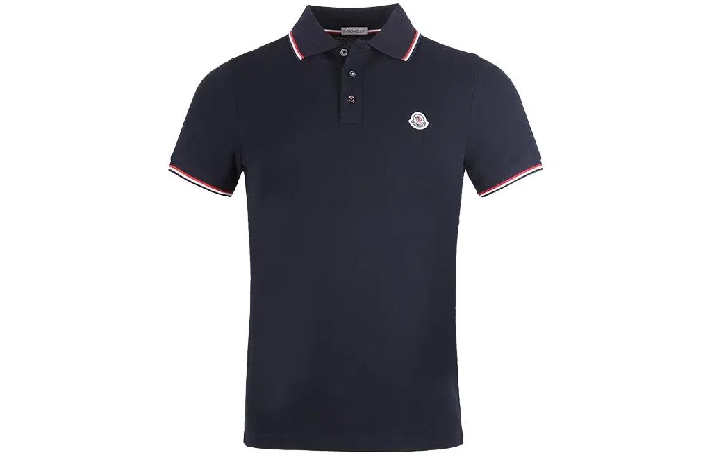 Moncler SS23 Polo Navy