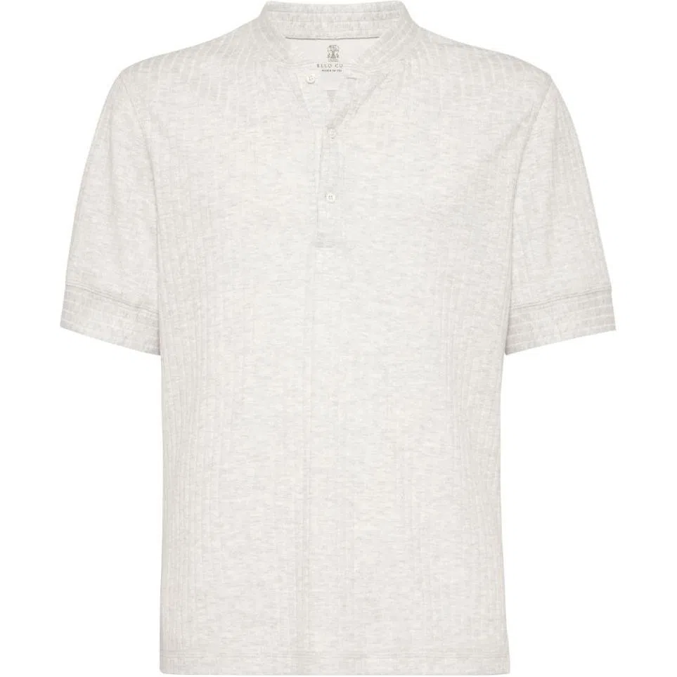 Brunello Cucinelli FW24 Light Grey Polo