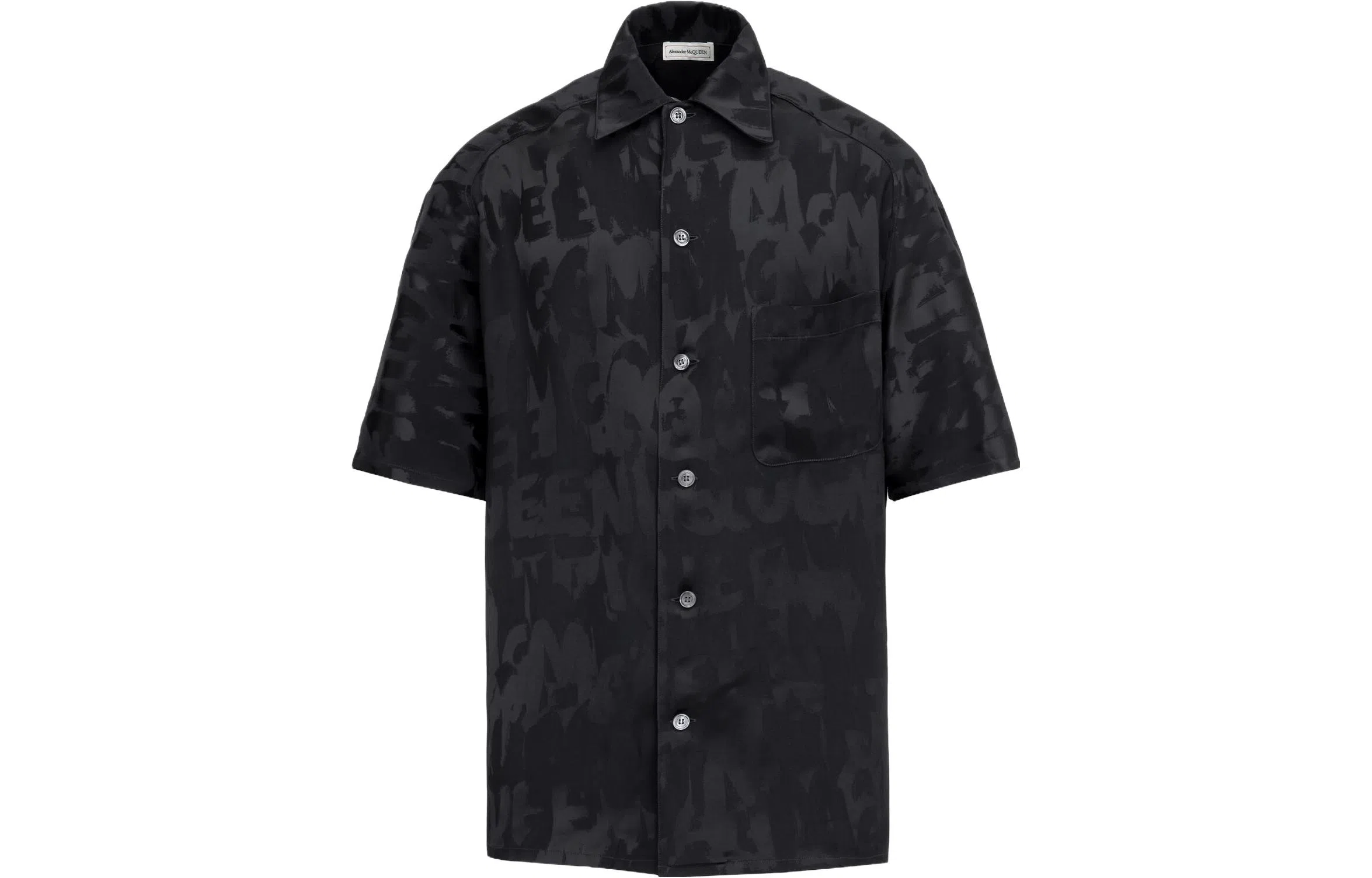 Alexander McQueen Letter Print Shirt