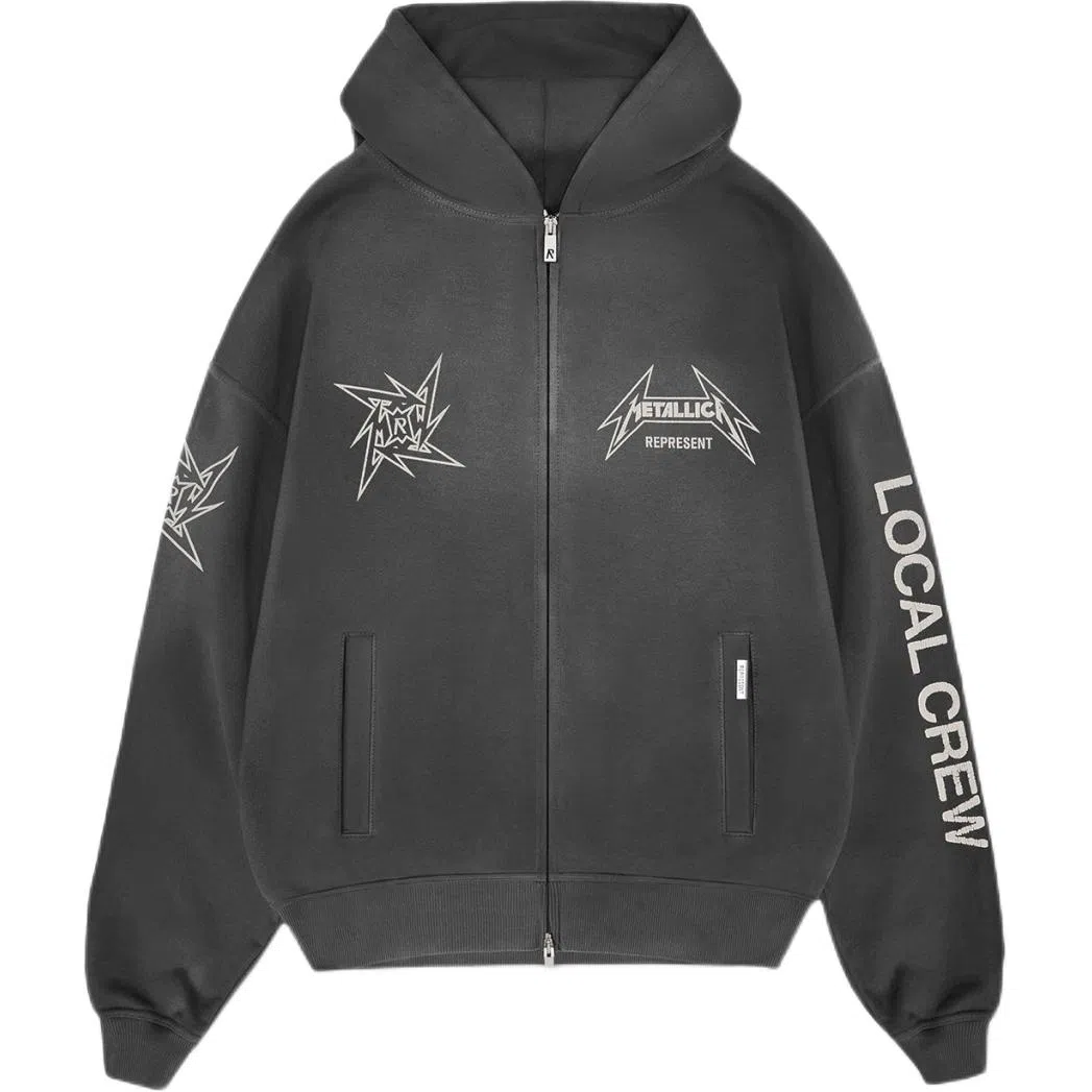 REPRESENT x METALLICA SS24 Hoodie Black