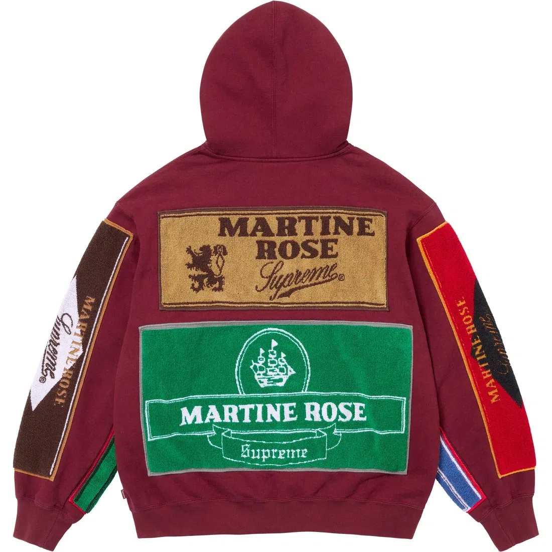 Supreme x Martine Rose Towel Zip Up Hooded Sweatshirt