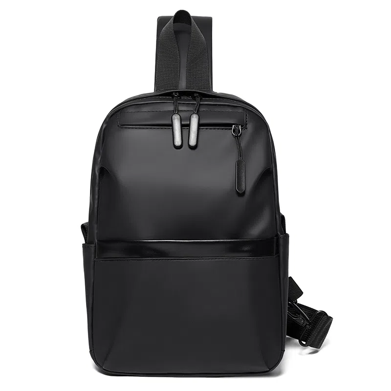 彤彤兔 功能便捷运动 牛津布 斜挎胸包 男款 黑色/灰色