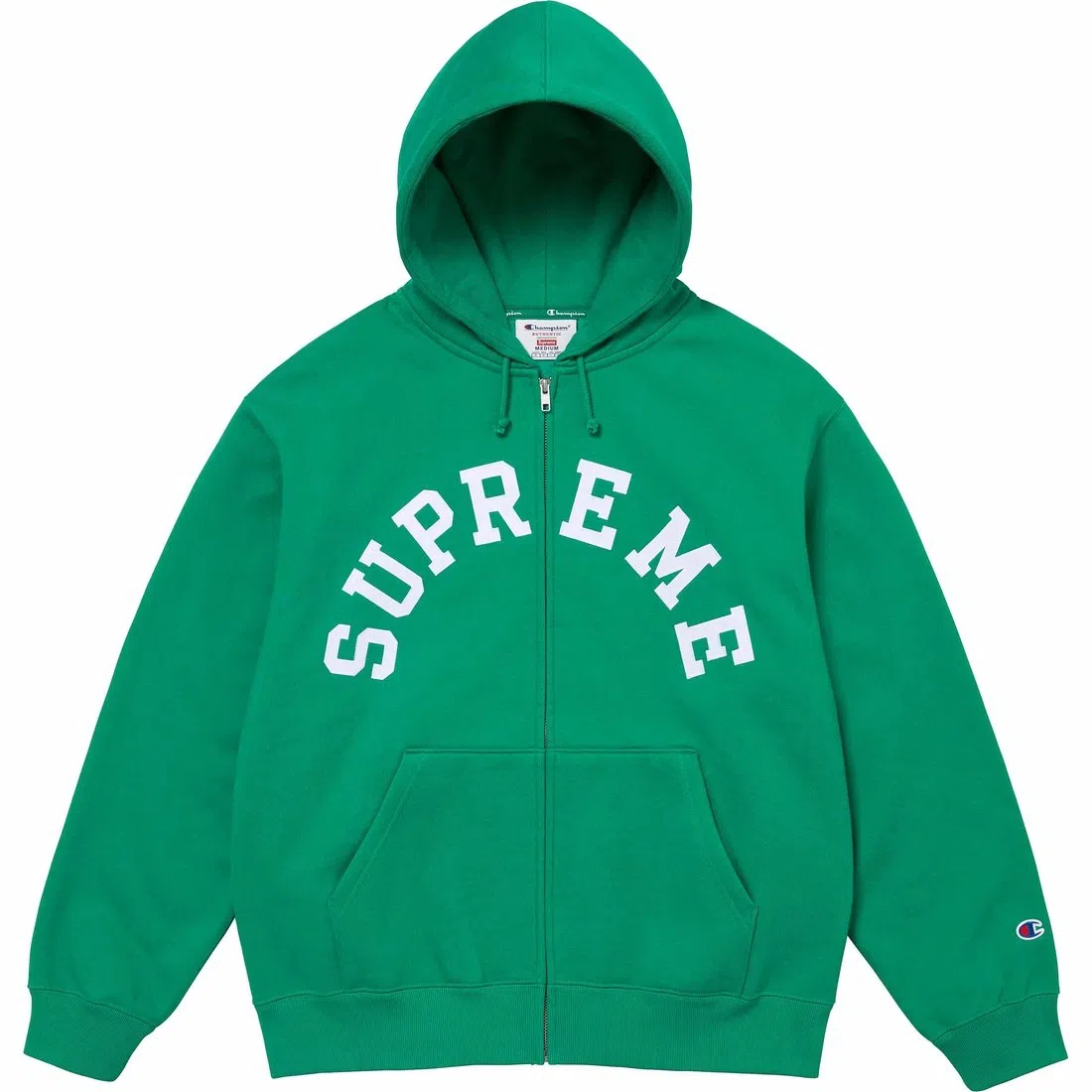 Supreme x Champion Zip Up Hooded Sweatshirt