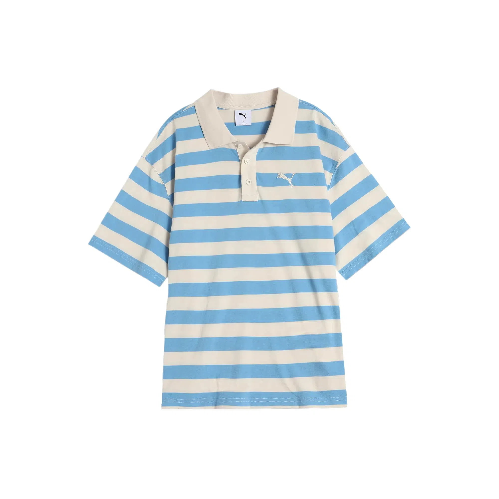 PUMA Striped SS25 WARDROBE ESS Polo