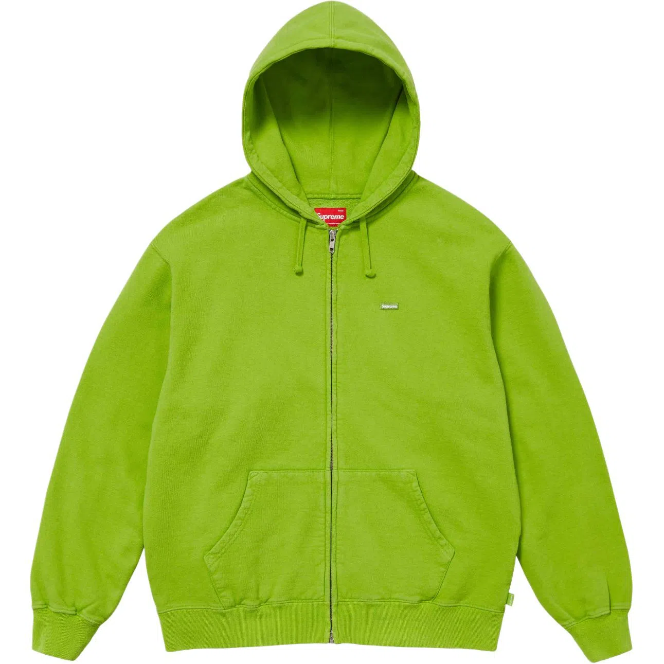 Supreme SS24 WEEK15 OVERDYED SMALL BOX ZIP UP HOODED SWEATSHIRT