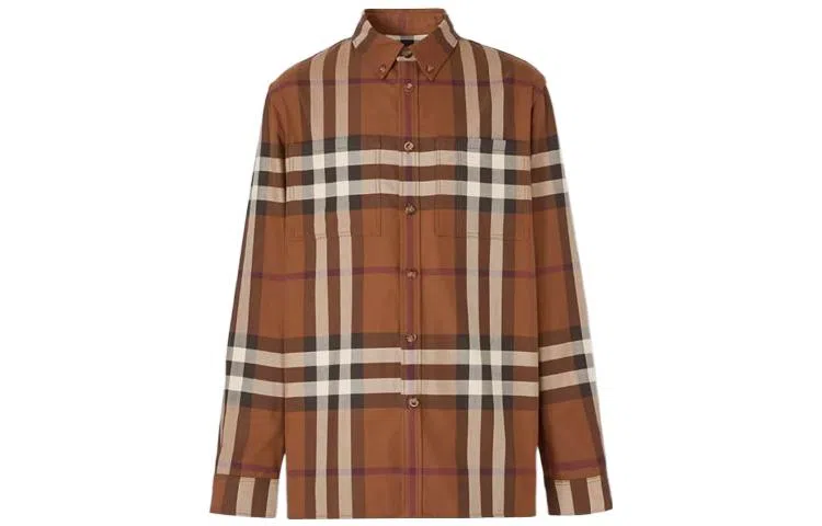 Burberry FW22 Check Shirt Brown