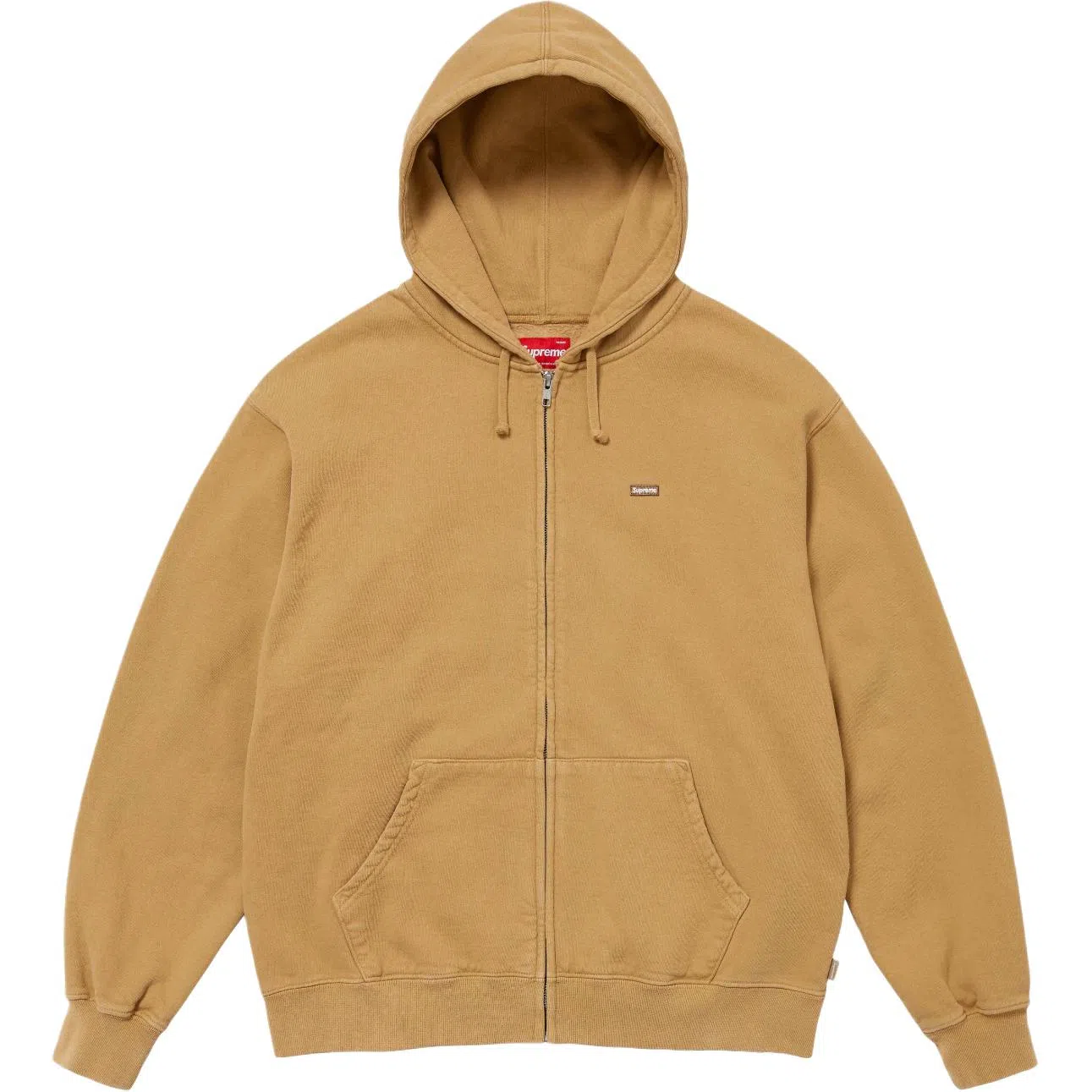 Supreme SS24 WEEK15 OVERDYED SMALL BOX ZIP UP HOODED SWEATSHIRT