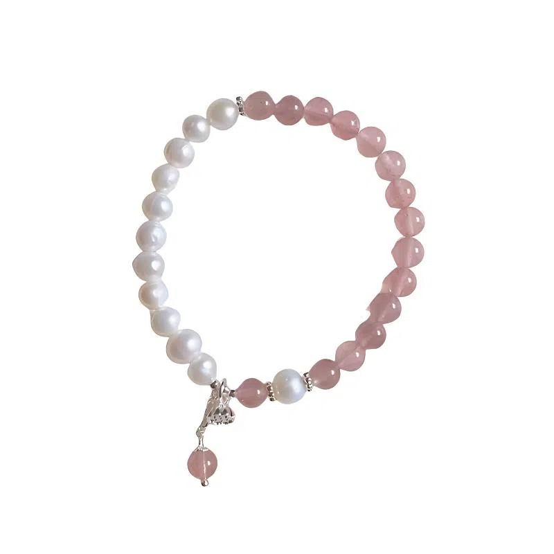 【莓你不行】 指尖瑰宝 好运暴富招桃花旺姻缘珠事顺利讨你欢喜简约小众#好运天然 草莓晶 手串 男女同款情侣款