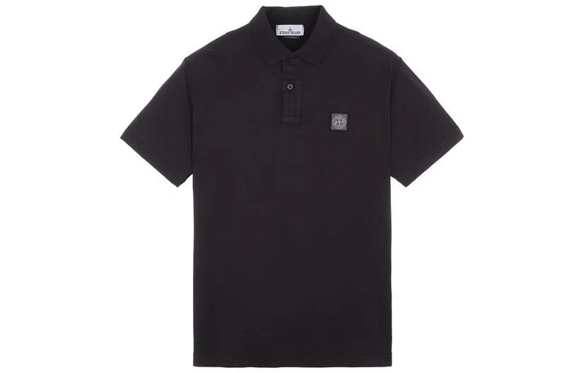 Stone Island SS23 Polo Shirt Black