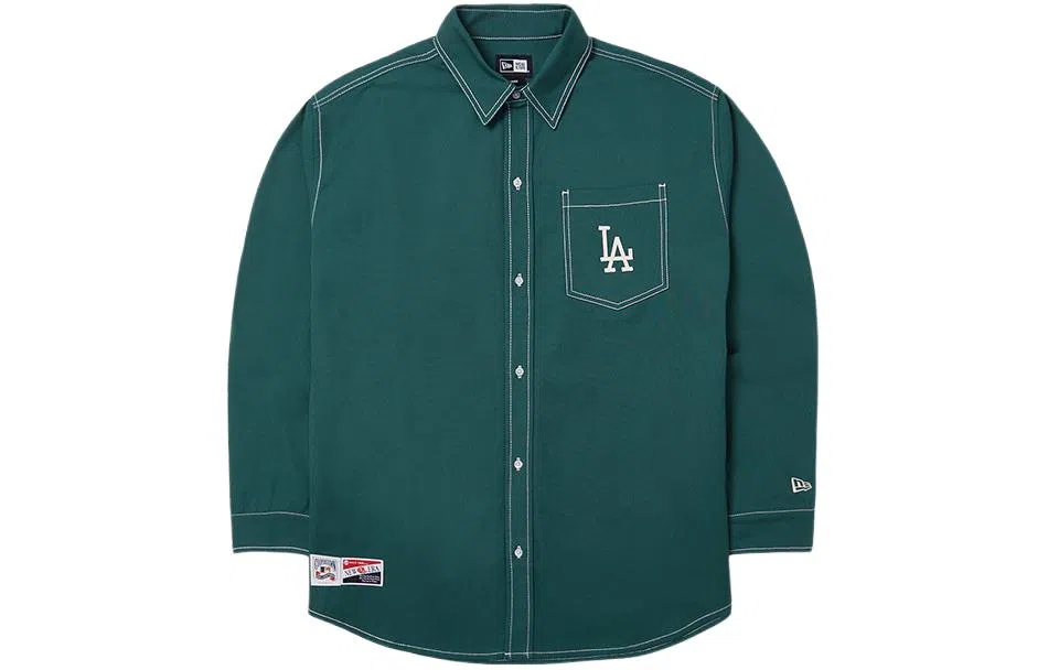 New Era x MLB Retro Club Series Los Angeles Dodgers Shirt Green