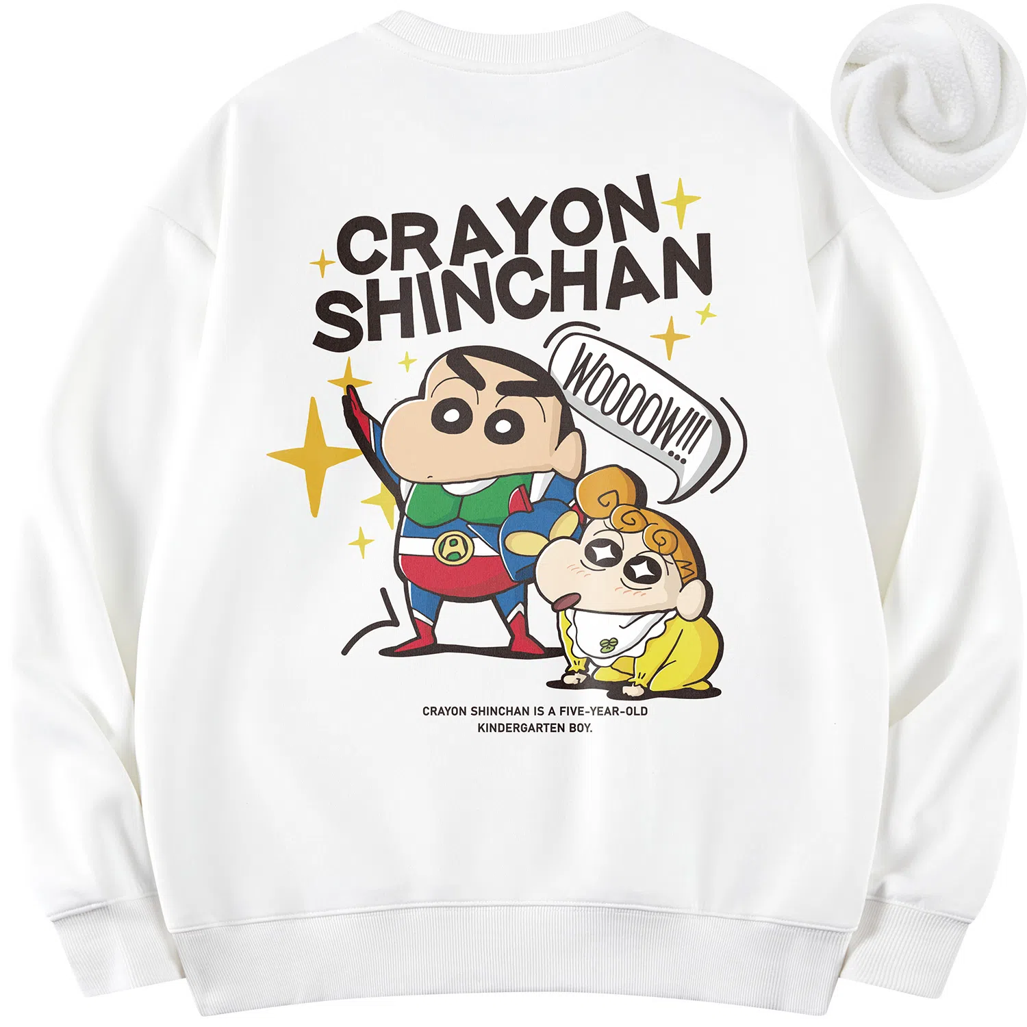 Crayon Shin-chan Cartoon Print Pullover Sweatshirt
