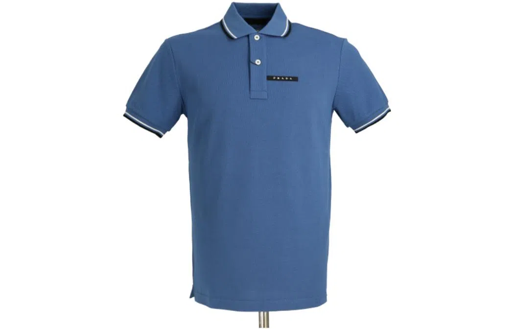 PRADA SS22 Blue Polo