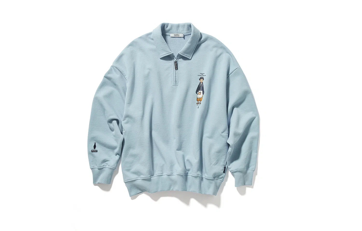 nautica white sail x POPBOY FW23 Logo