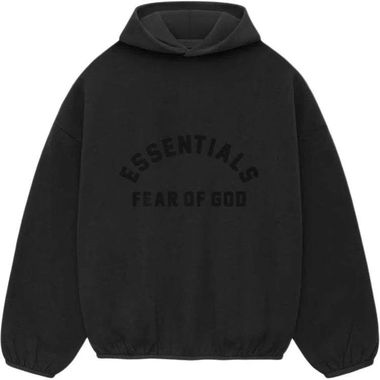 Fear of God Essentials SS24 Nylon Fleece Hoodie Black