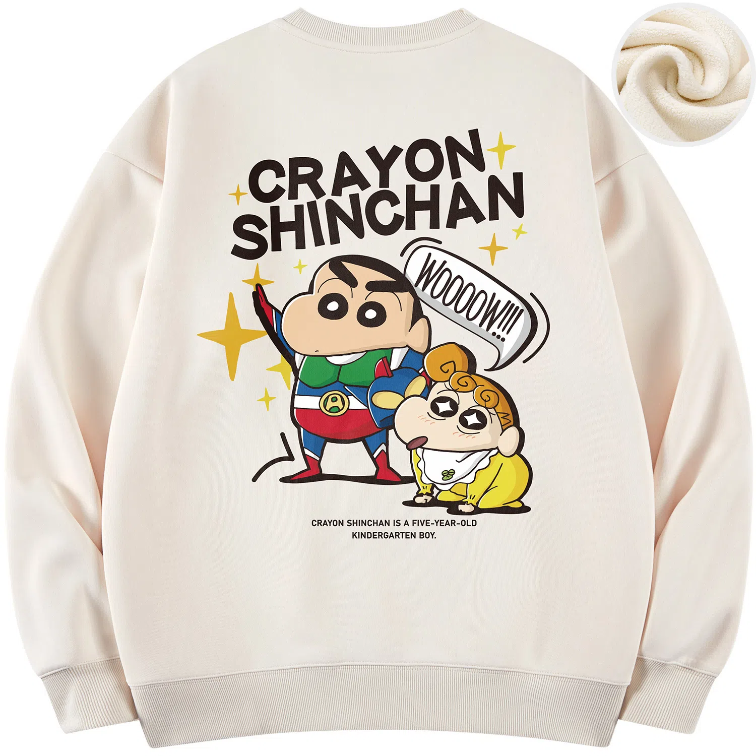 Crayon Shin-chan Cartoon Print Pullover Sweatshirt