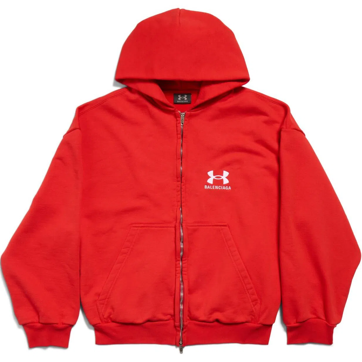 Balenciaga x Under Armour SS25 Logo Hoodie Red