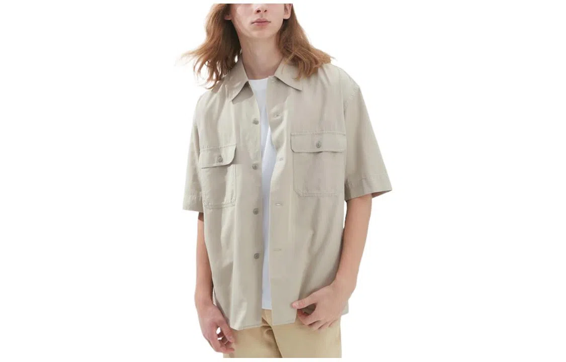 UNIQLO U Series Short Sleeve Shirt Light Beige