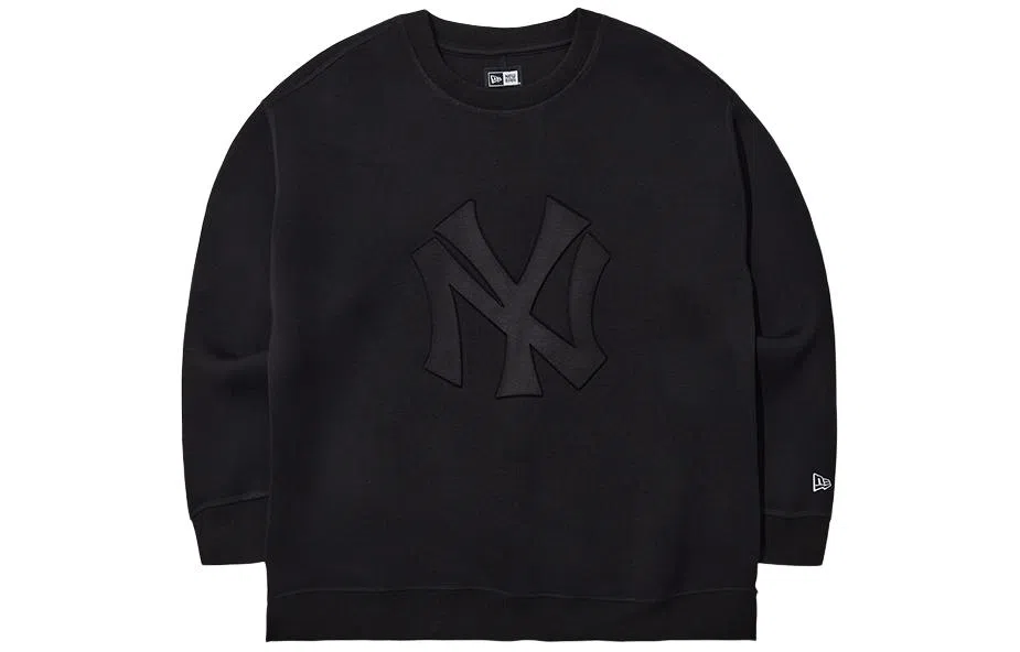 New Era x MLB SS24 Yankees Embroidered Crewneck Black