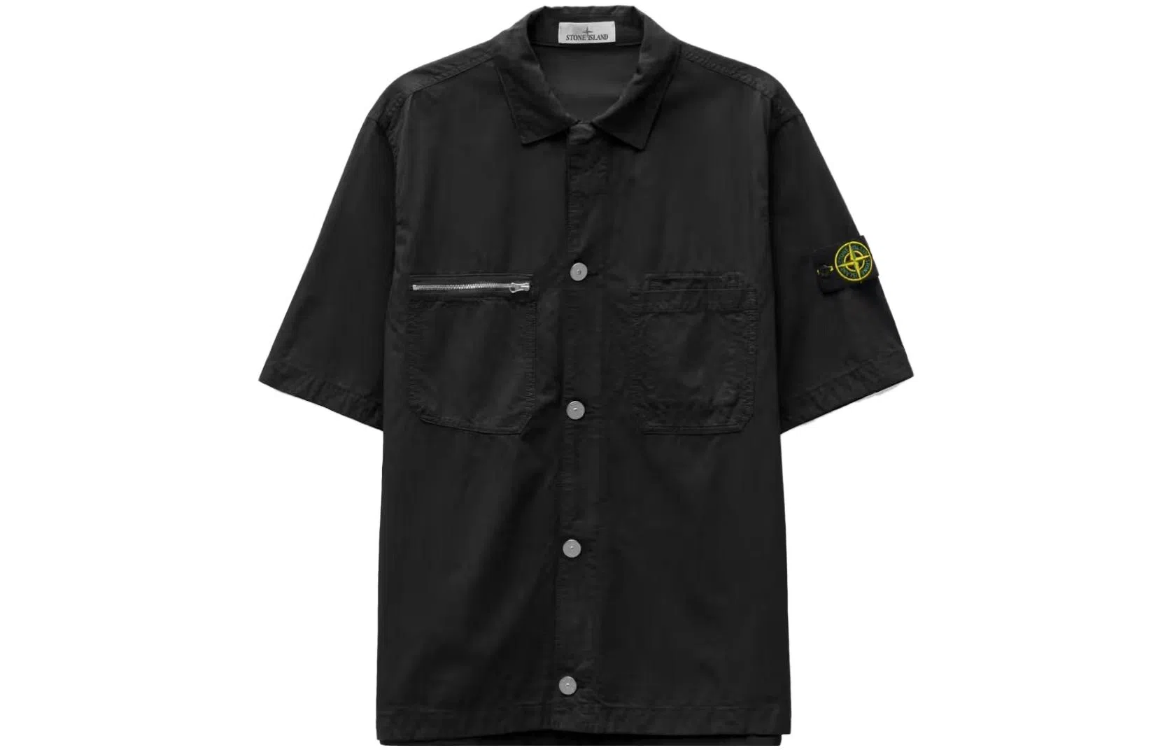 Stone Island SS23 Black Short Sleeve Shirt