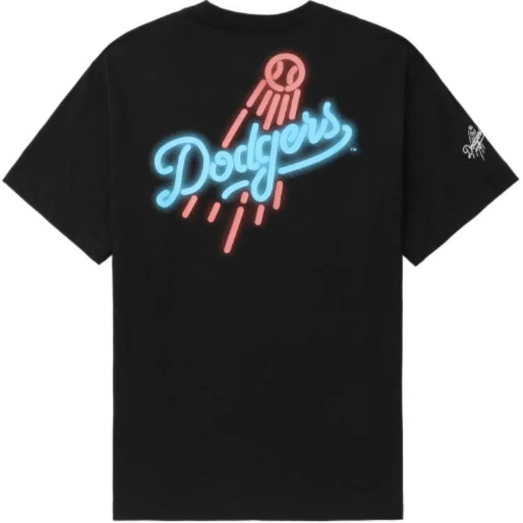 New Era x MLB Los Angeles Dodgers Black Tee