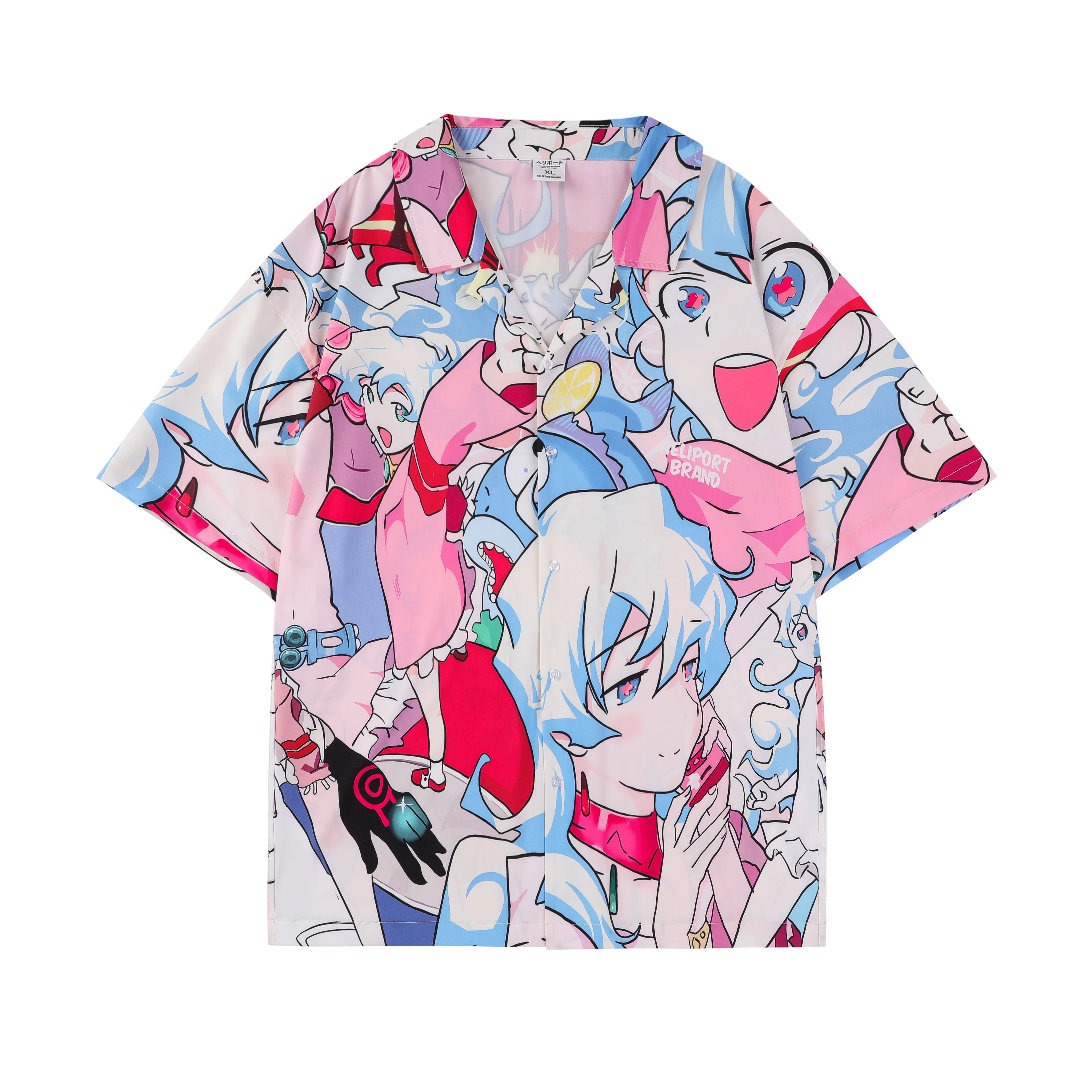 HELIPORT Basic Short Sleeve Shirt White