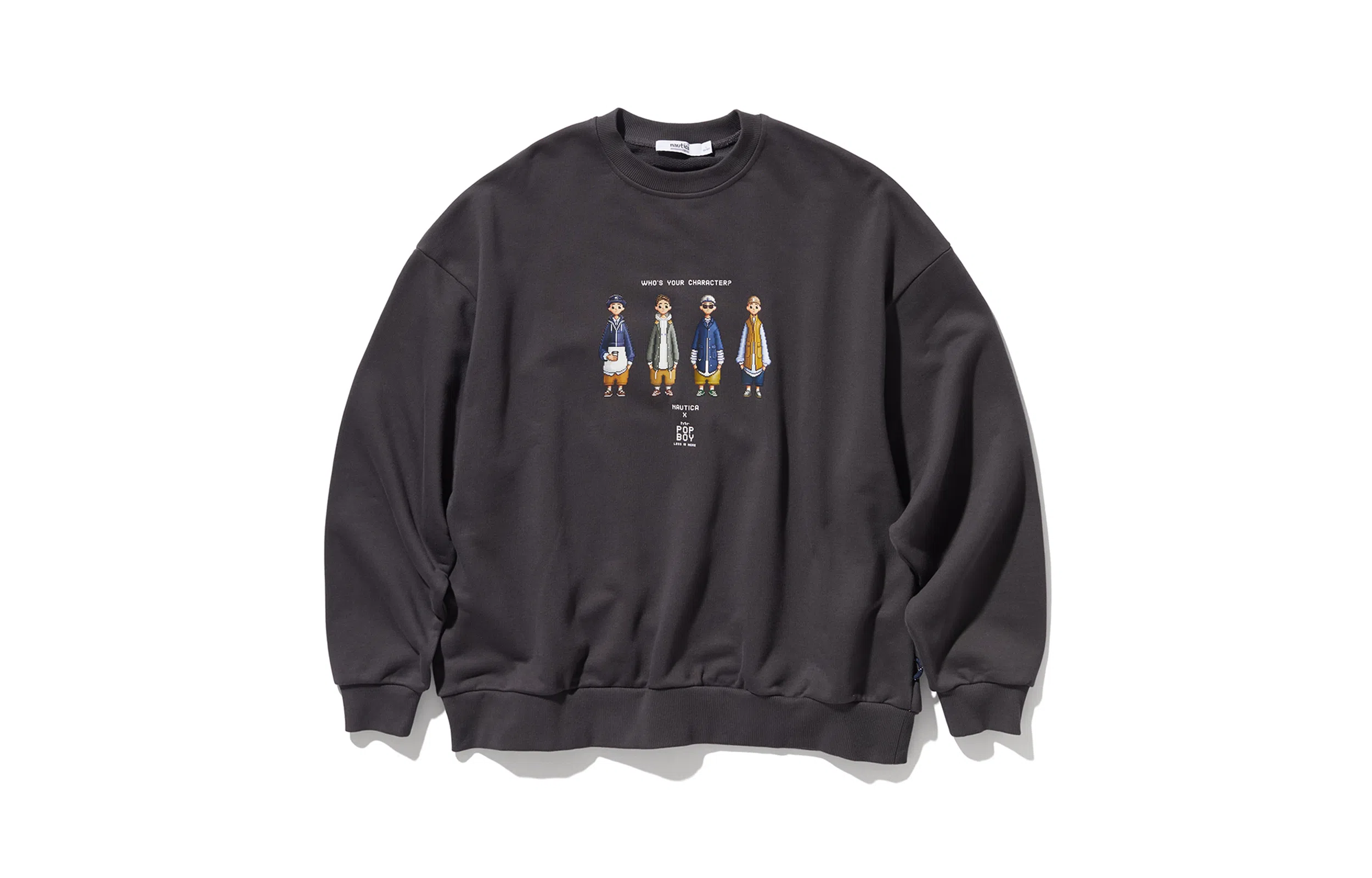 nautica white sail x POPBOY FW23 Logo