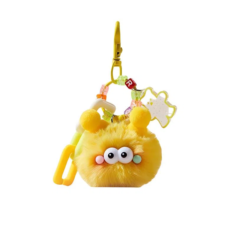 丹琴 腮红多巴胺小煤球包包书包汽车挂饰玩偶饰品可爱公仔 毛绒 挂件 男女同款情侣款