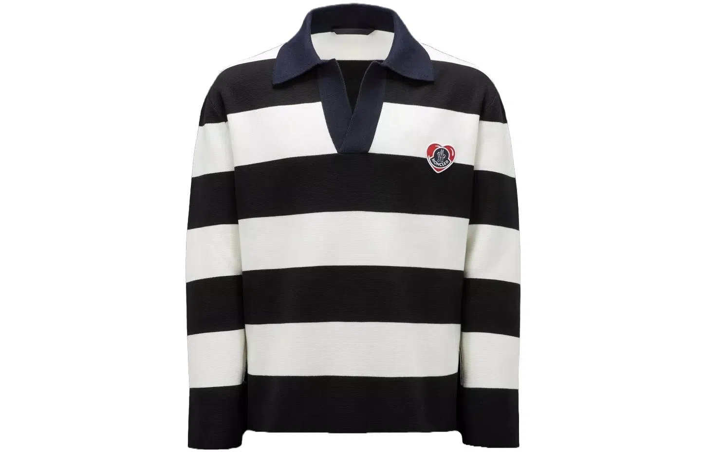 Moncler Moncoeur Motif Knit Polo Shirt PoloPolo