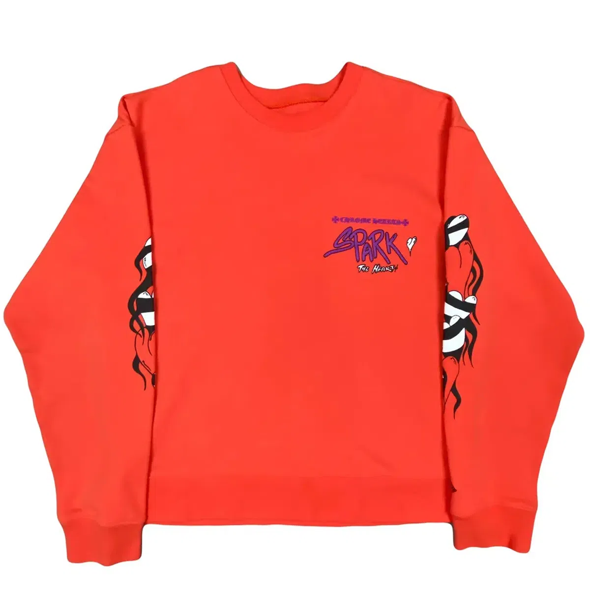 Chrome Hearts Crewneck Sweatshirt Orange