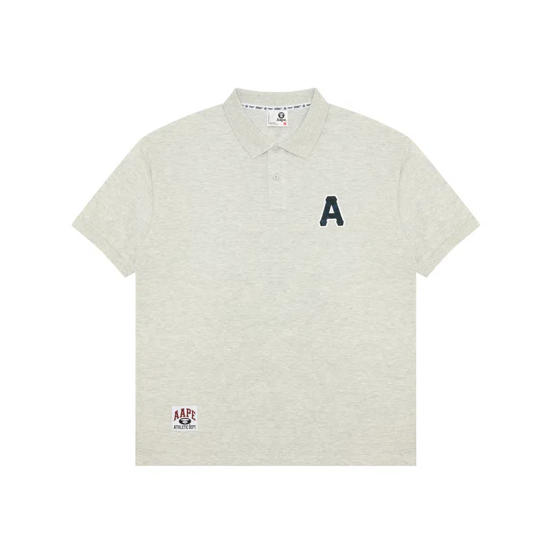 Aape Polo Shirt White Grey