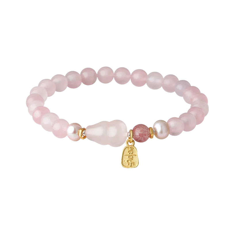 凤凰涅磐 康宁 粉水晶 手串 女款