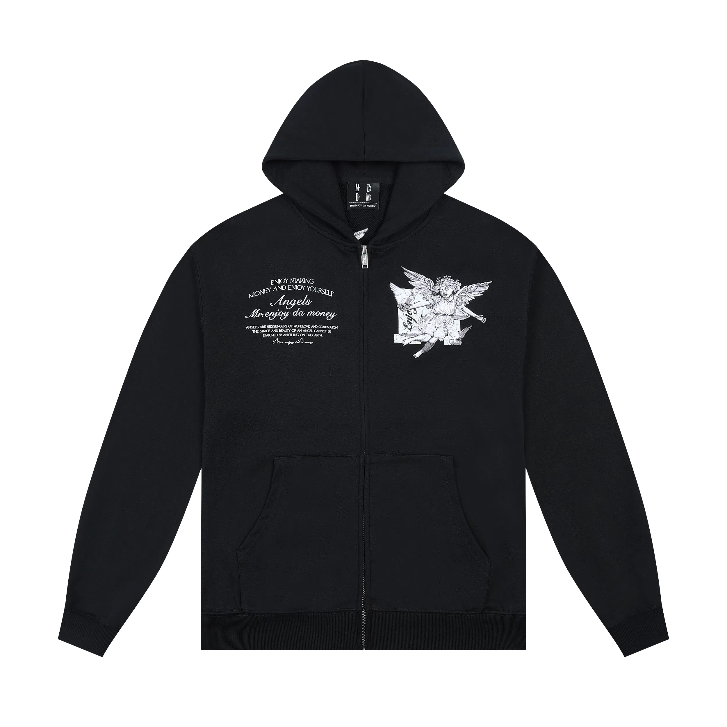 MEDM FW24 Angel Pigeon Embroidered Hoodie