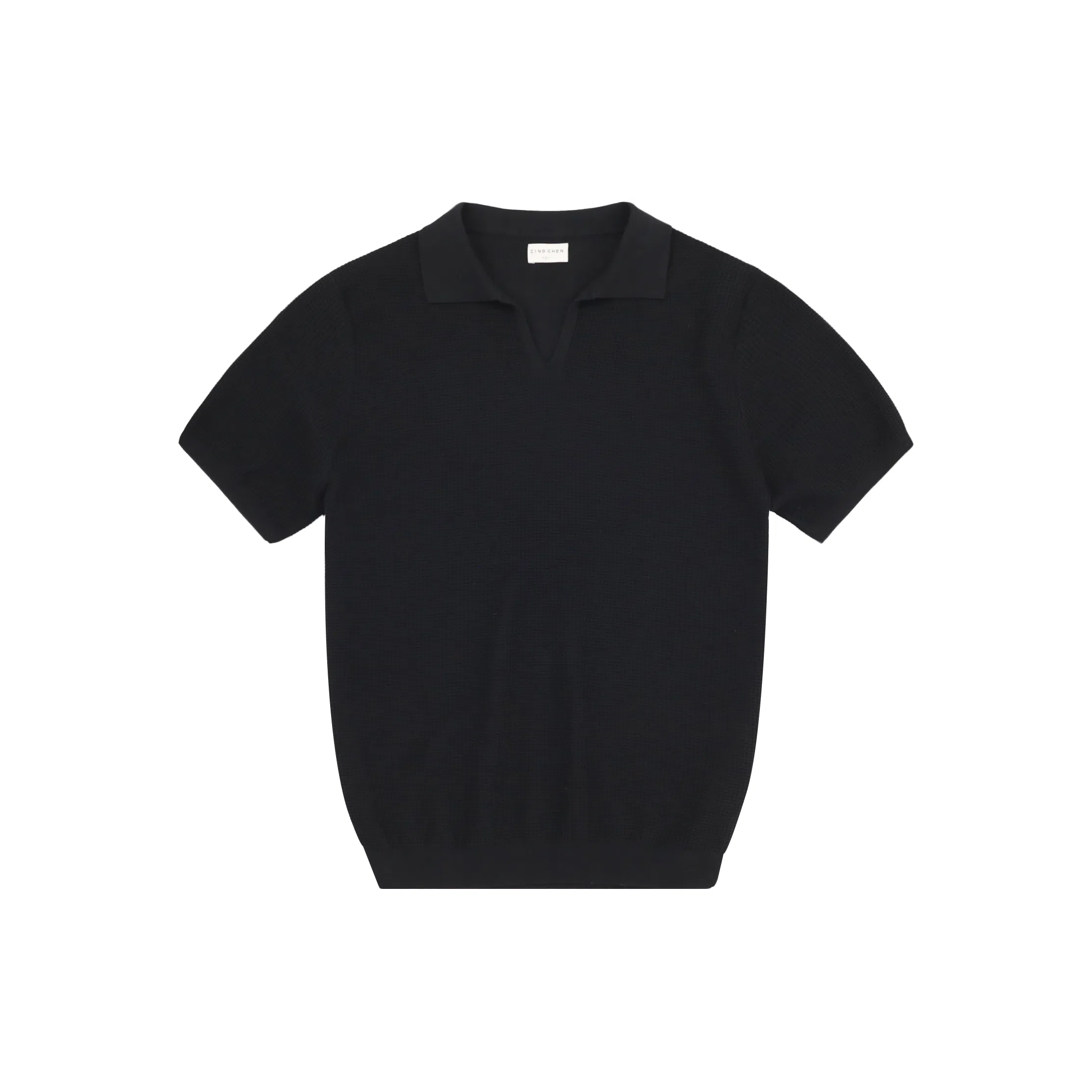 ZINGCHEN Pima Cotton Waffle Polo