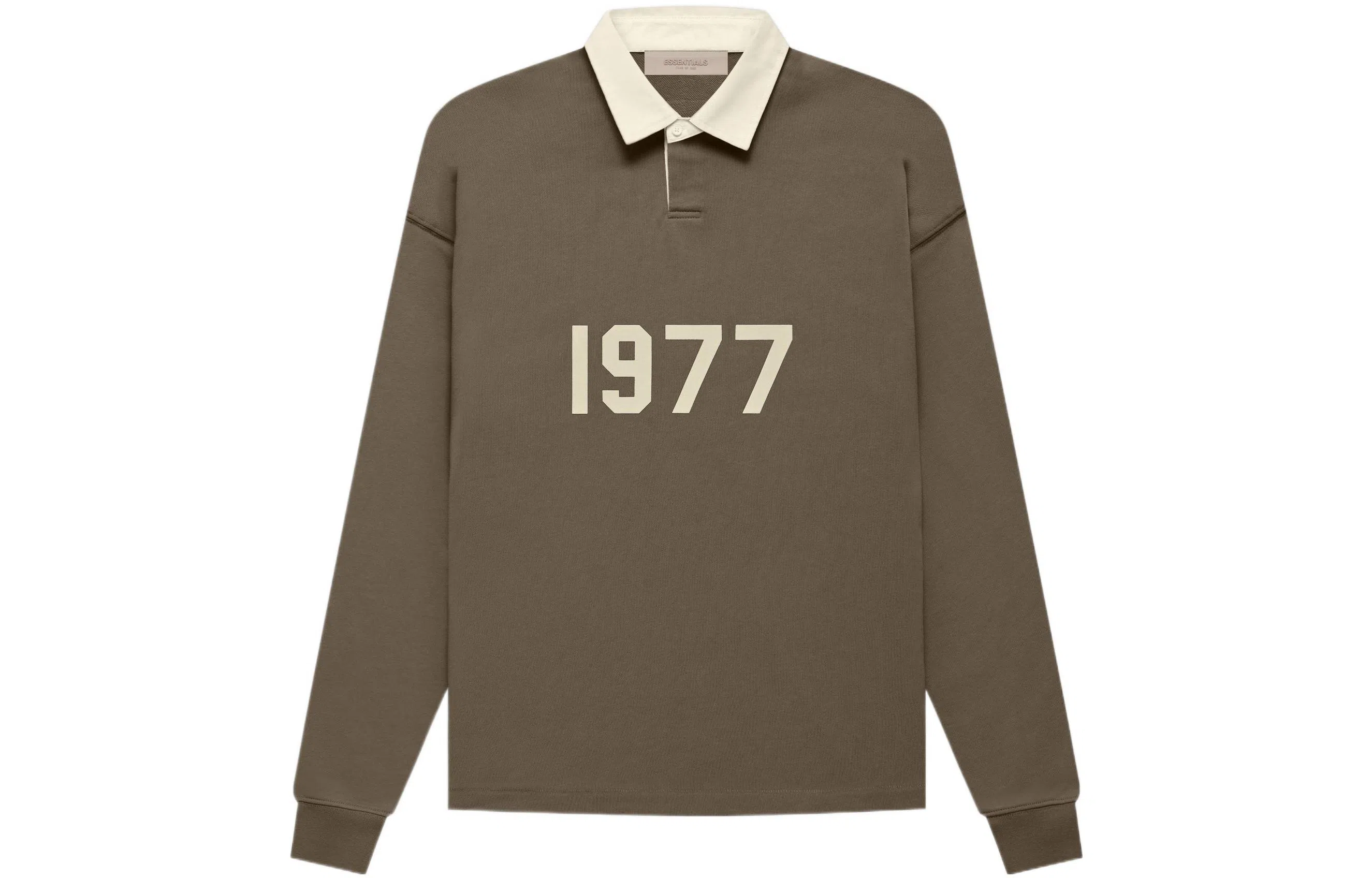 Fear of God Essentials FW22 1977 Henley Rugby Wood Polo