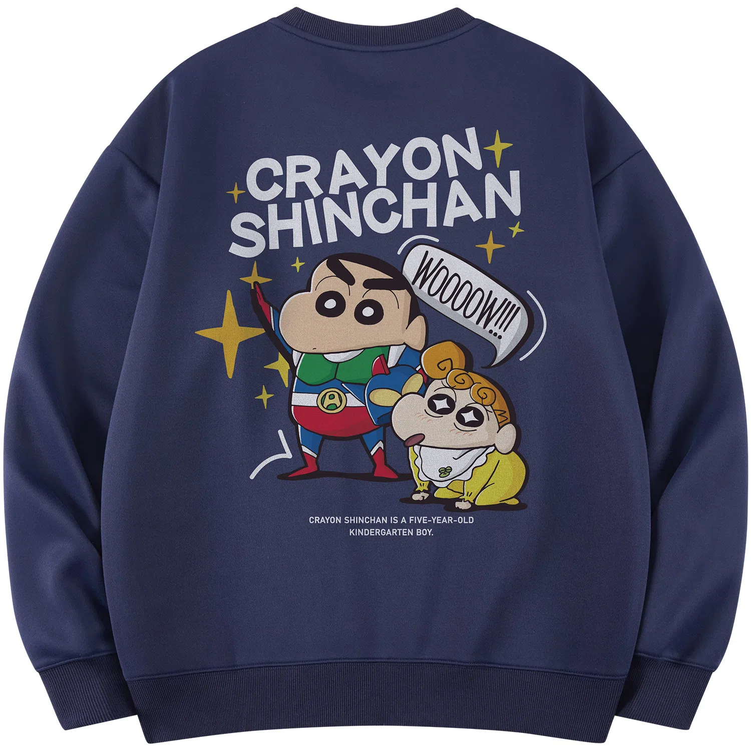 Crayon Shin-chan Cartoon Print Pullover Sweatshirt