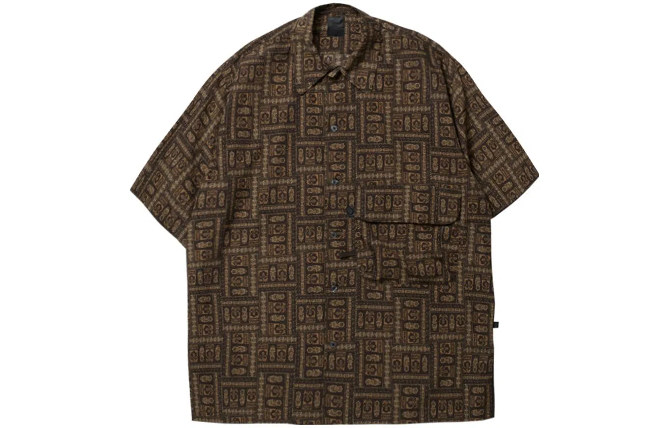 DAIWA PIER39 SS23 Retro Print Short Sleeve Shirt