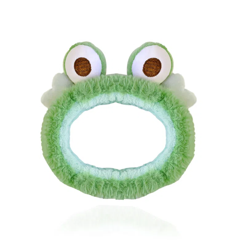蒙妮 可爱大眼青蛙 毛绒 发箍 男女同款情侣款