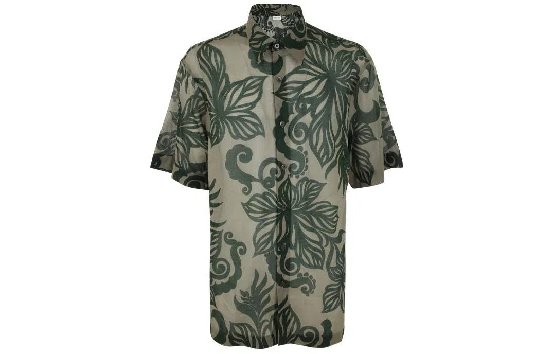 Dries Van Noten SS23 Floral Short Sleeve Shirt