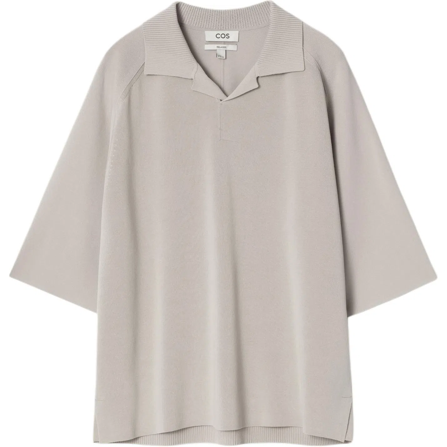 COS Polo Shirt Mole Grey