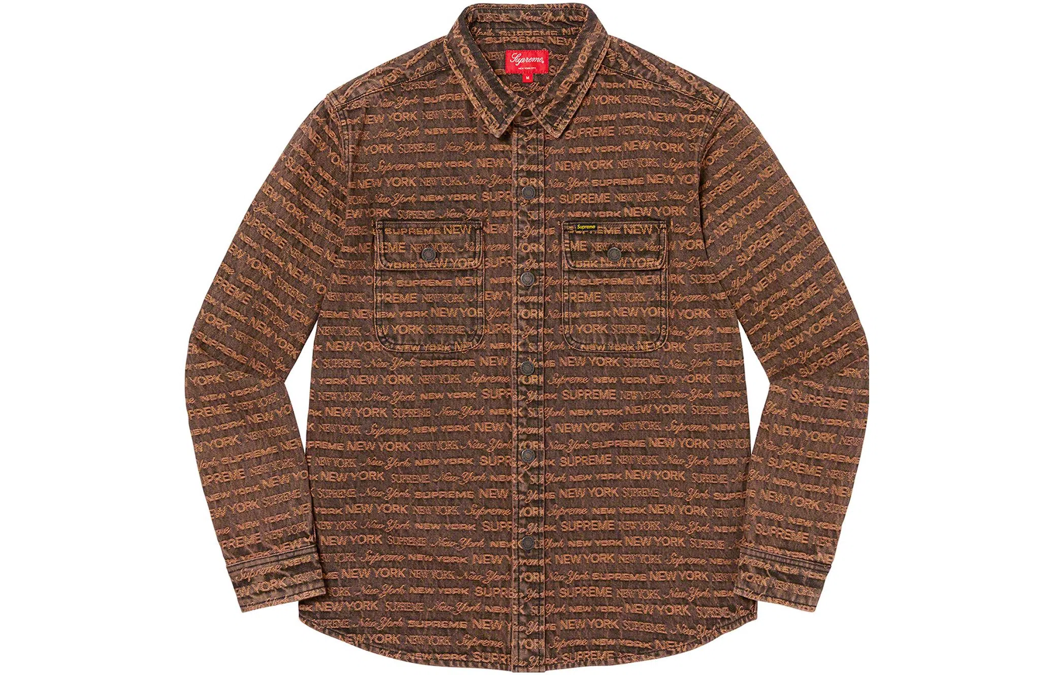 Supreme FW22 Week 4 Multi Type Jacquard Denim Shirt