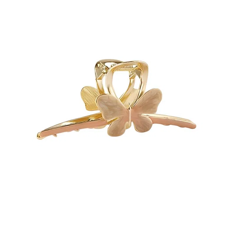 丹琴 优雅气质蝴蝶古风高级感夏天鲨鱼夹子发量多后脑勺 合金 发夹 女款