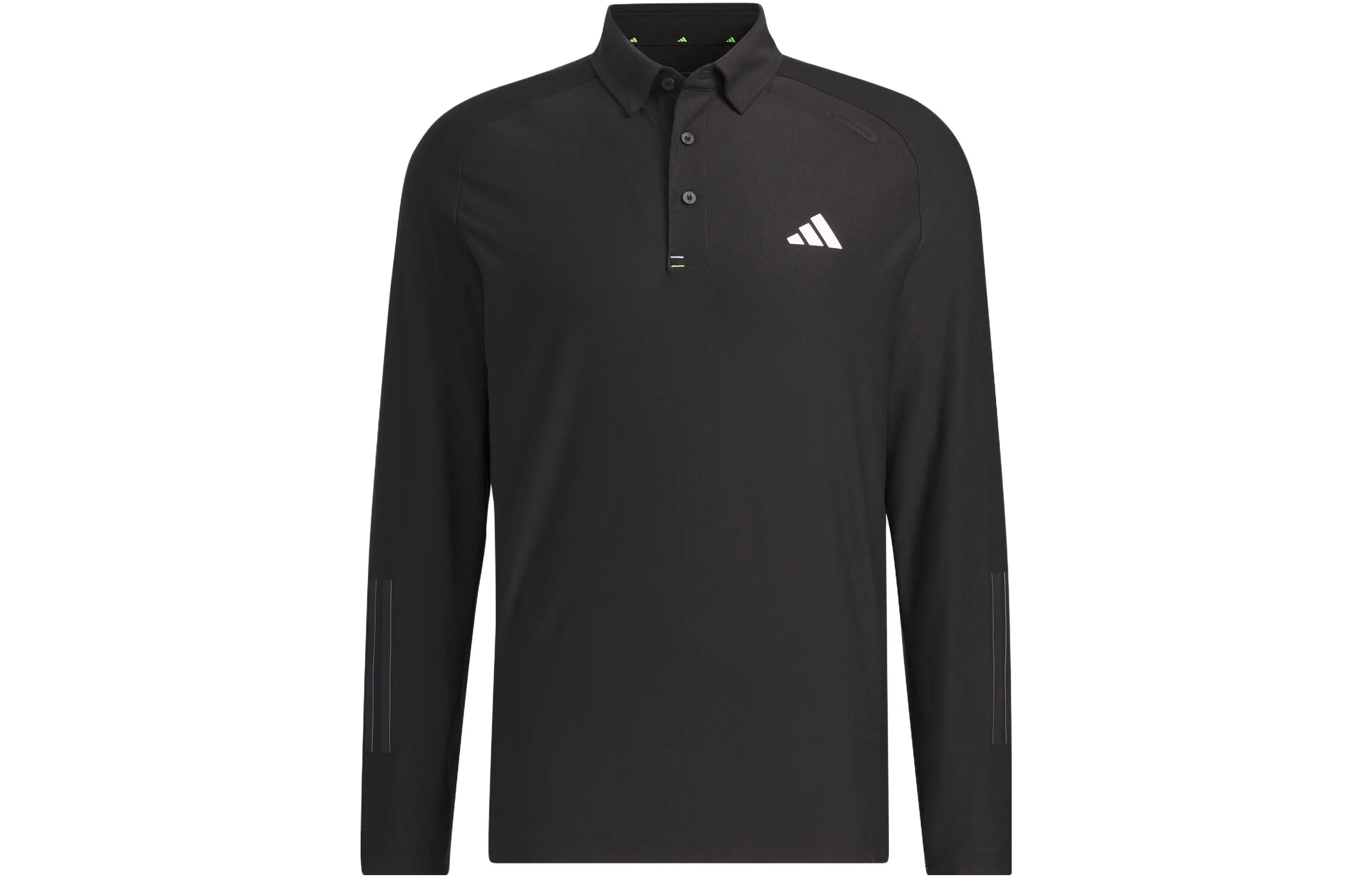 adidas Long Sleeve Stretch Polo Shirt LogoPolo