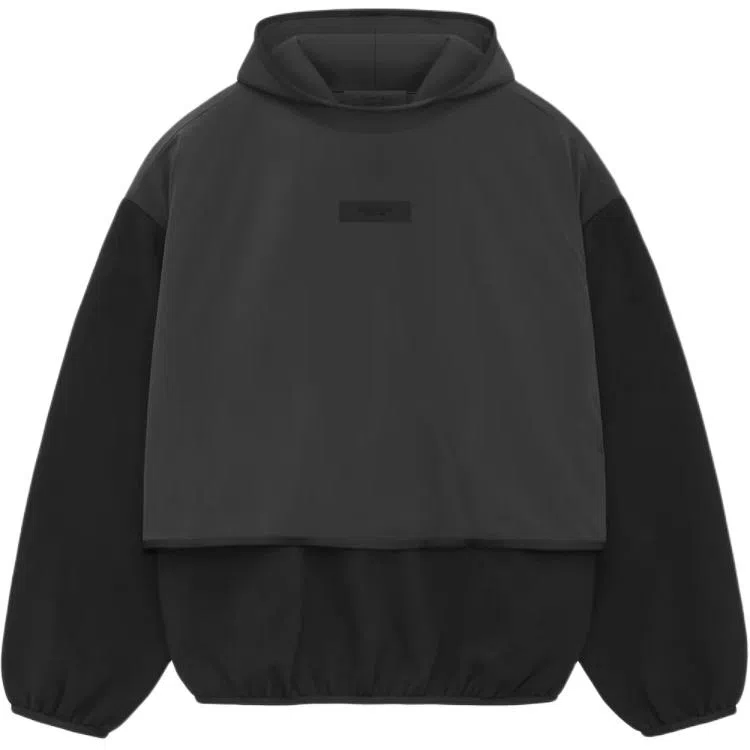 Fear of God Essentials Nylon Fleece Hoodie Black
