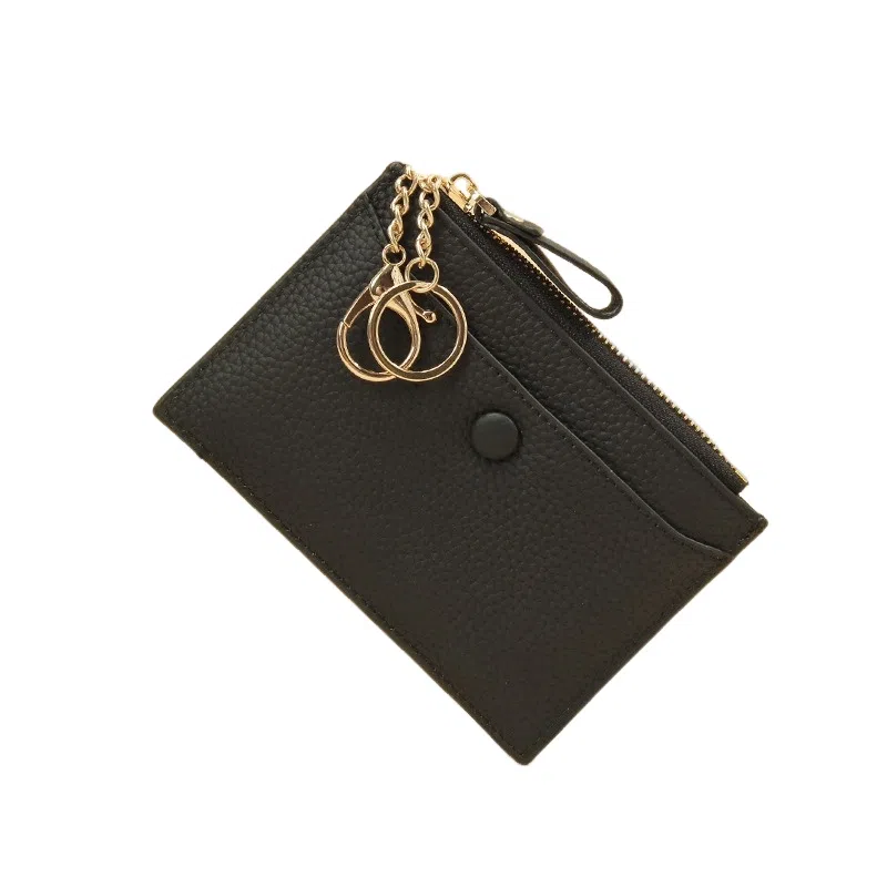 彤彤兔 卡位证件套轻薄 头层牛皮 零钱包 女款 黄色/灰色/橙色/粉色/枣红/黑色