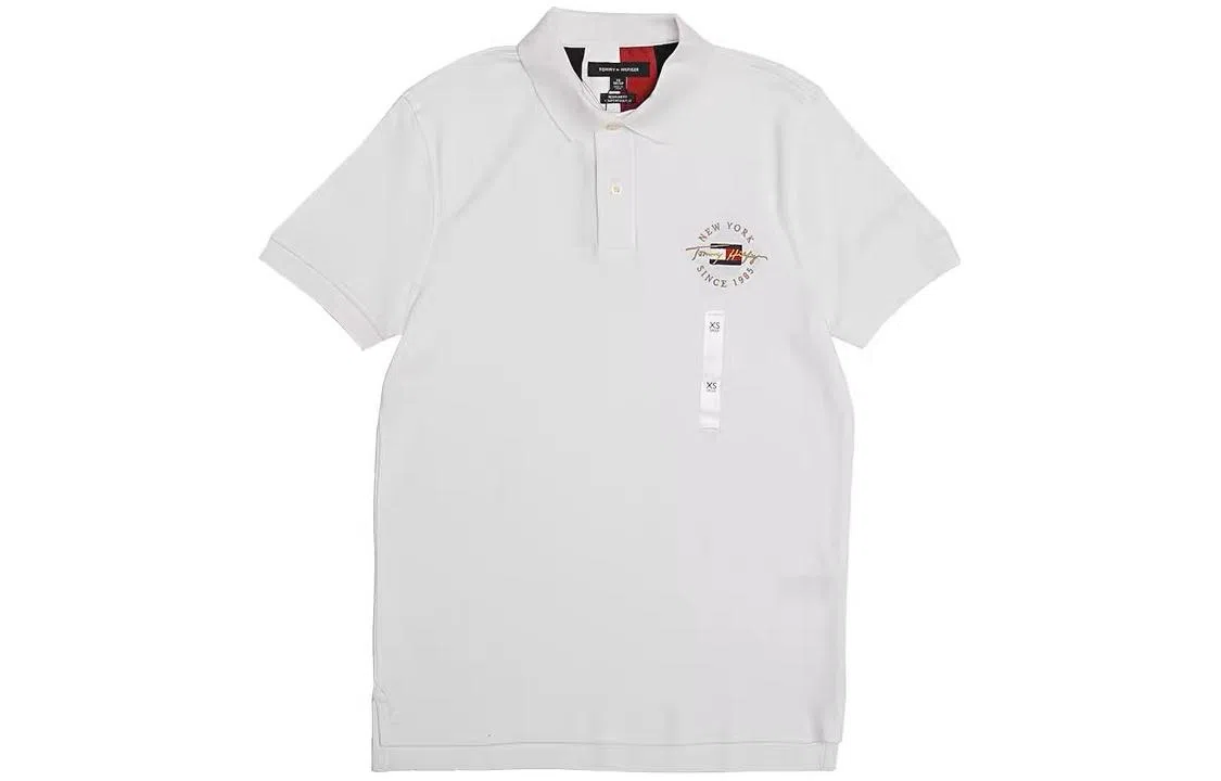 Tommy Hilfiger Logo Polo White